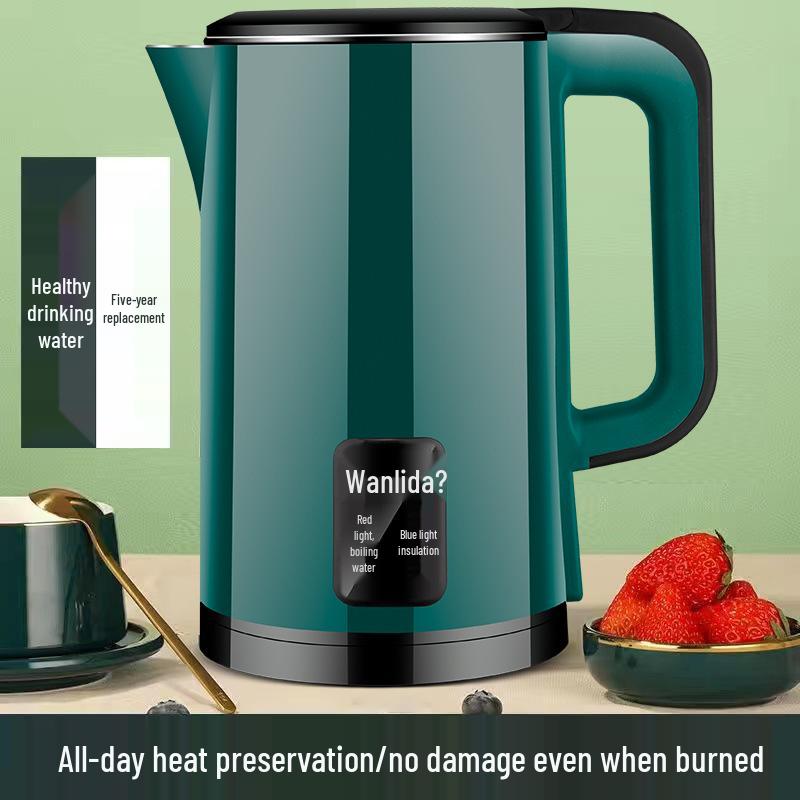 Wanlida Smart Electric Kettle - 304 Stainless Steel, Large Capacity, Home Use, Keep Warm Feature, Boiling Water Heater