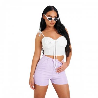 Missy Empire Womens/Ladies Tie Detail Crop Top