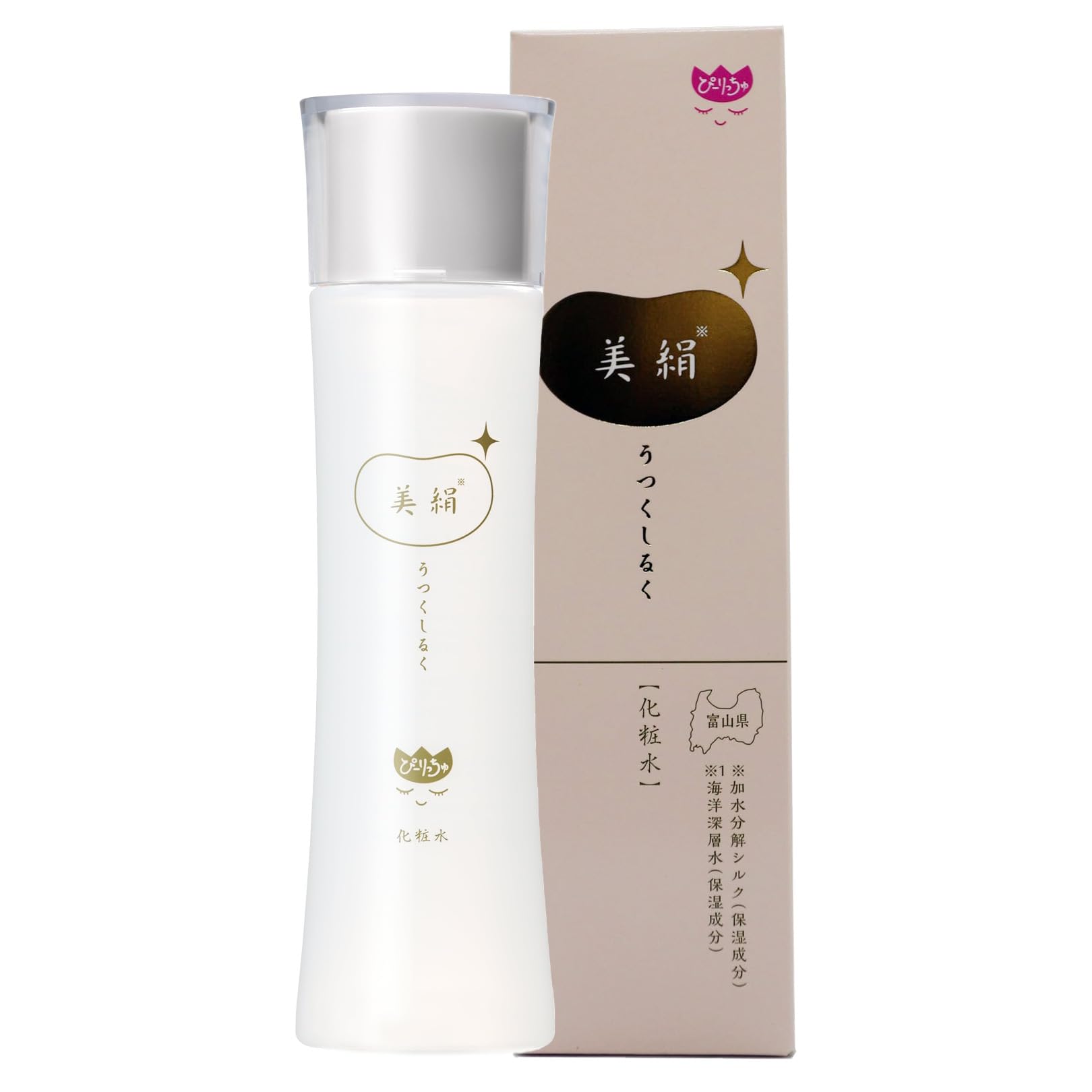 

Utsukushiruku Lotion with Hydrolyzed Silk and Deep Sea Water, 150ml