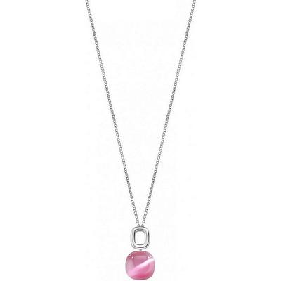Gemma Sterling Silver Cat Eye Stone SAKK23 Women's Necklace