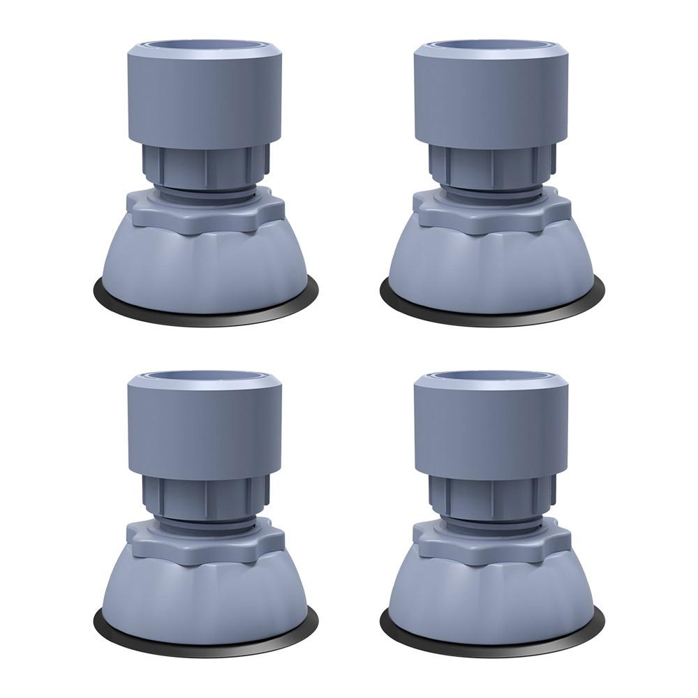 

4pcs/set Reduce Noises Anti Vibration Mat Raise Height Furniture Foot Pad Shock Mute Pads Universal серый