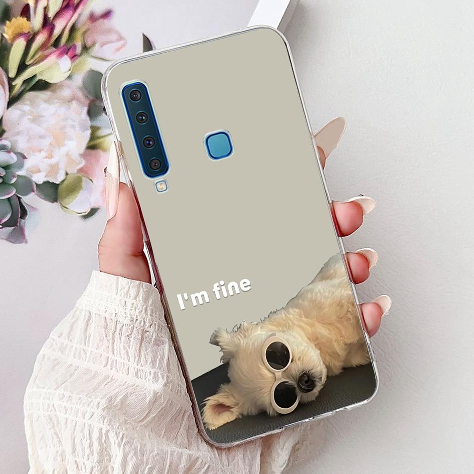For Samsung Galaxy A7 A9 2018 Case New Fashion Flower Marble Soft Silicone Clear Phone Cover For Samsung A9 2018 SM-A920F Bumper