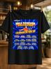 Max Forever Die Goldenen Jahre Stadien 2026 Blue Burst Grafik Mit Performer Und Italienische Tourdaten Unisex Alle T-Shirts