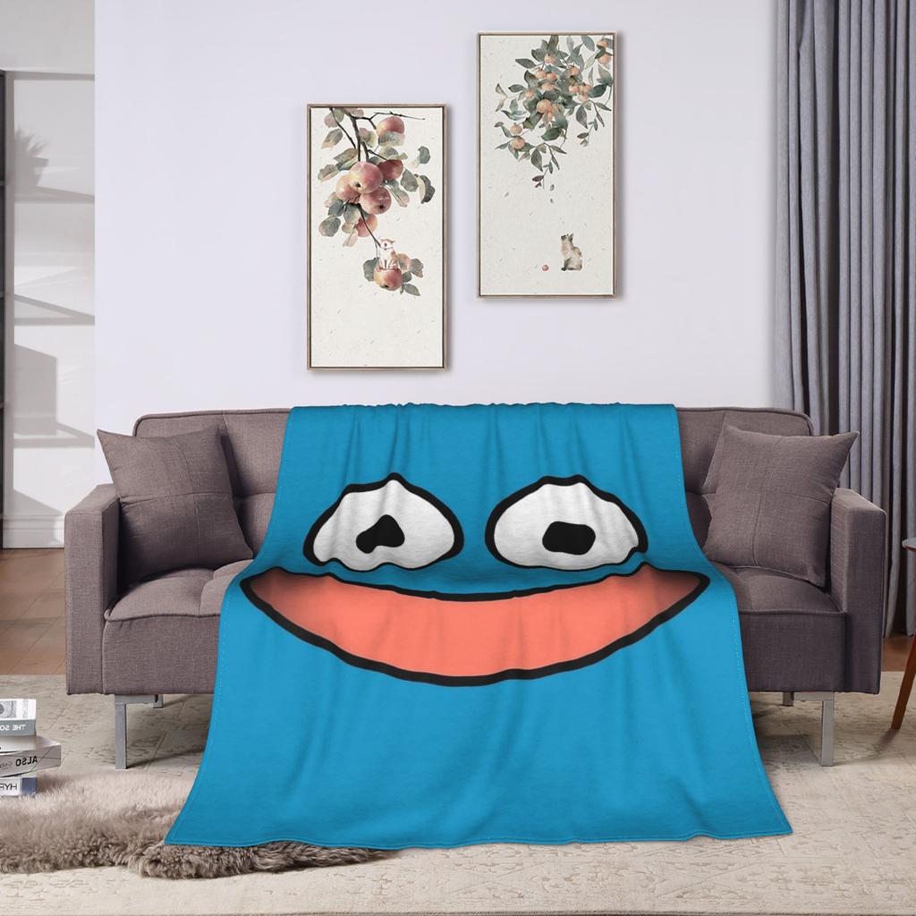 Dragon Quest Slime Face Blanket Quality Super Soft  Throw Blanket Winter Airplane Travel Bedroom Novelty Bedspread