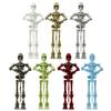 Medieval Skeleton Doll Robot Action Figure With Movable Joints, Creative Poseable Mannequin Desktop Decor For Stress Relief Toy