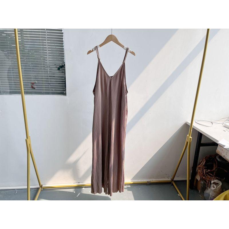 

Здание 11-2 Японский стиль Однотонный Простой Повседневный Темперамент Комбинезон-майка Стройнящий Свободный Клетчатый Прямые брюки H25-3 Milk Tea M