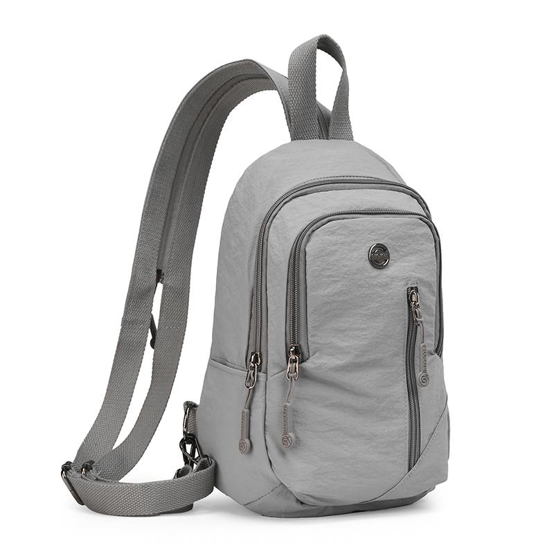 Brusttasche Leichte wasserabweisende Nylon-Tasche Umhängetasche Handtasche Multifunktionaler Damen-Rucksack