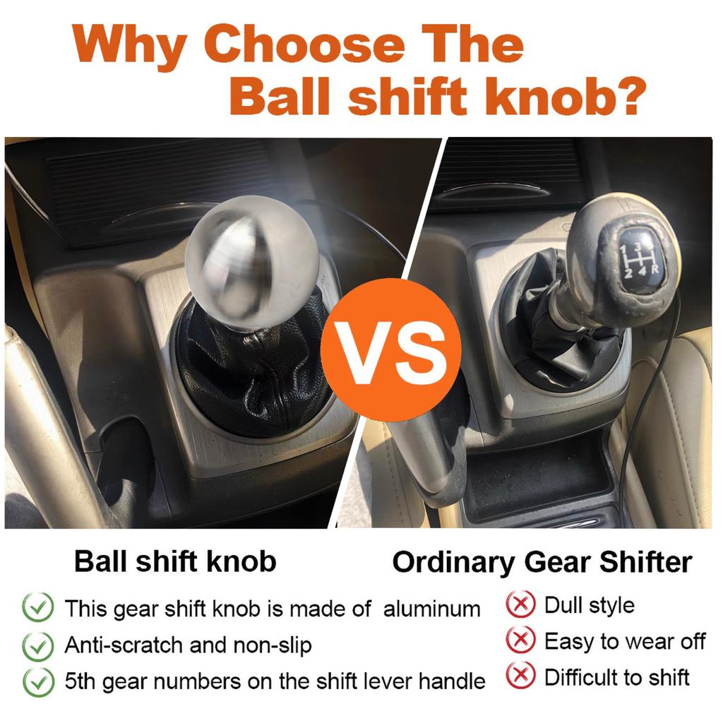 New 6 Speed Stainless Steel Car Gear Shift Knob M12 Aluminum Manual Transmission For Toyota 86 Subaru BRZ Scion FR-S Shift Lever