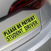 Student+Driver Novice Internship Driver Car Stickers Car Reflective Magnetic Suction Stickers Exclusive