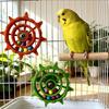 Colorful Bead Parrot Toy: Fun Decompression Turntable for Birdcages
