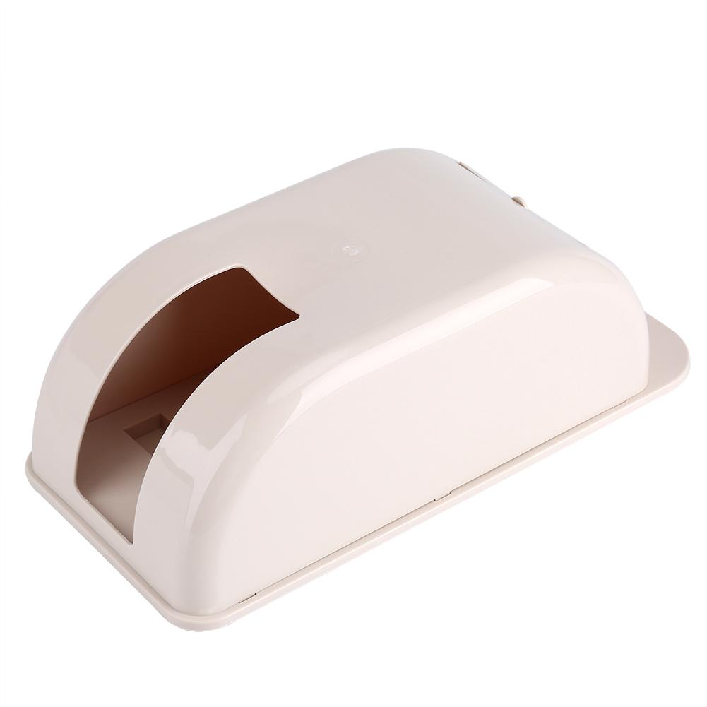 Plastic Bag Storage Box Garbage Bag   Dispenser Wall mounted Beige