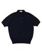 VERNO 26Ss Cashtouch Short Sleeve Polo Knit Dark Navy