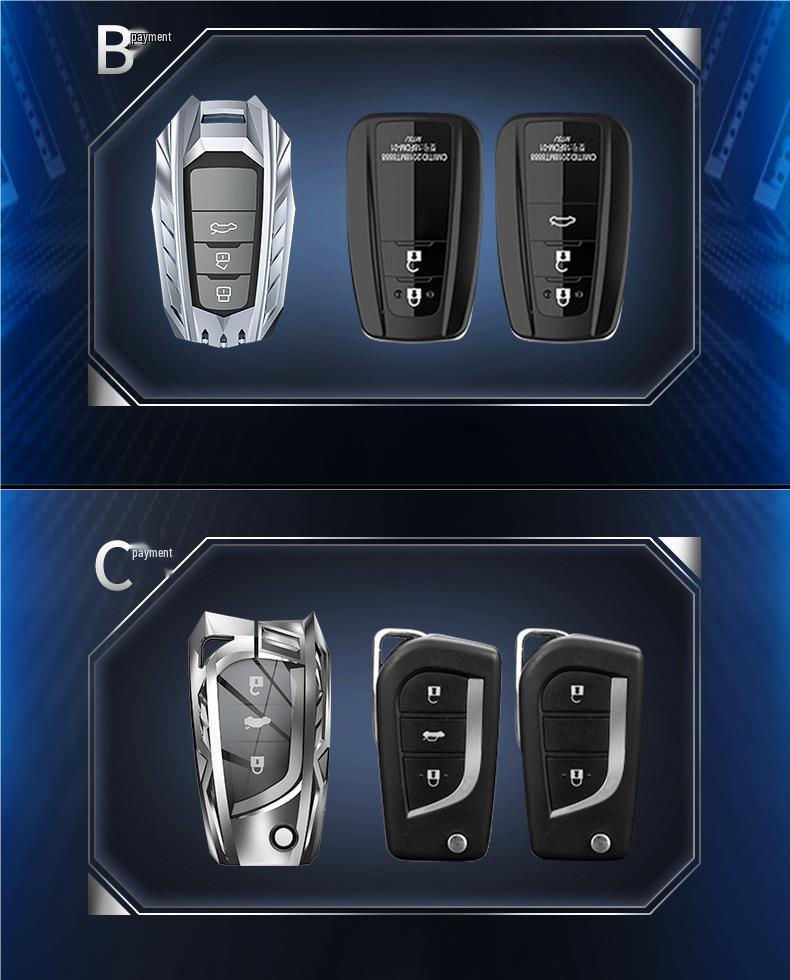 Schlüsselhülle Schutzhülle für Toyota: Highlander, Prado, Corolla, Levin, Crown, Alphard, RAV4