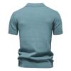 Men's Breathable Polo Shirt Short Sleeve Solid Color Casual Polo Shirts for Men Lightweight Stretch Polo
