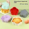 Flower Shaped Cake Pan Nonstick Kitchen Silicone Cake Molds For Cheese Chocolate Baking Pans Dessert Mold Freezer Safe
