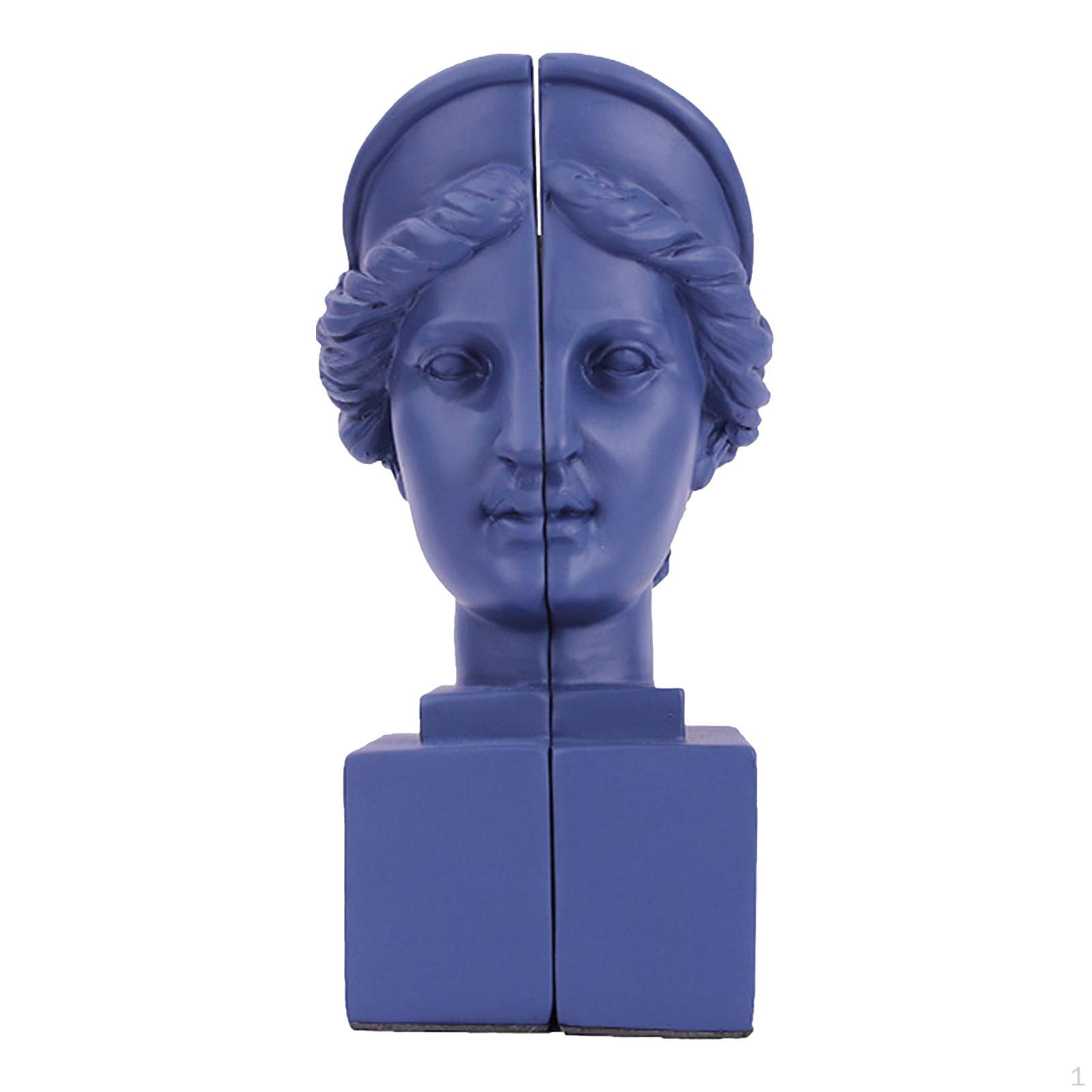 

Book End ,Decorative Bookend ,Unique Holder ,Book Stopper for Room Home синій