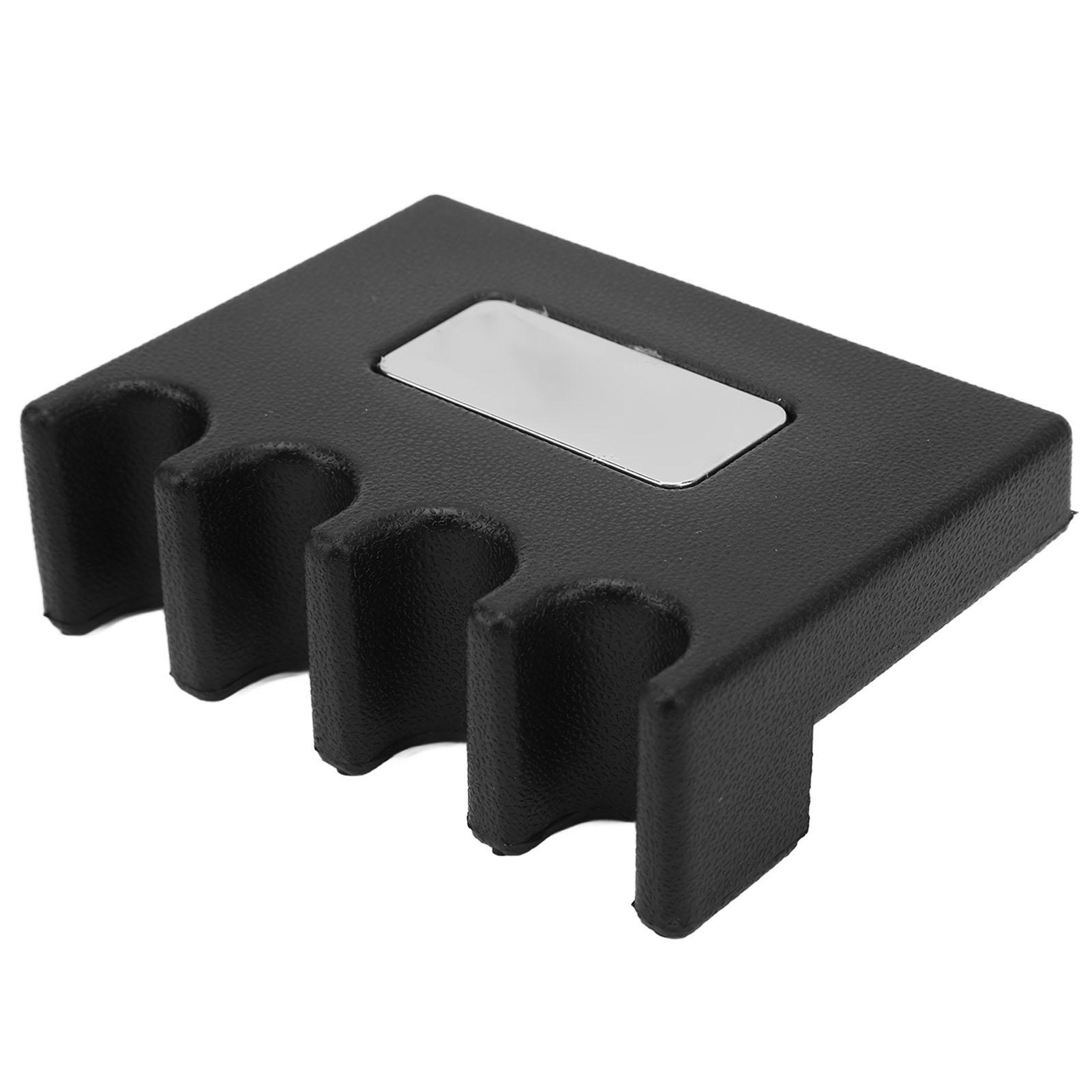

Pool Cue Holder Stick Rest 4 Holes Rubber Anti Slip Compact Portable Cue Holder for Table Pool Sports Indoor