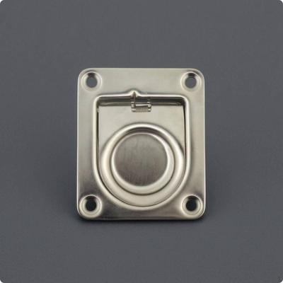 Stainless Steel Deck Latch 4 Mounting Holes Marine Boat Compartment Cover Pull