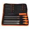 18Pcs Files Set Tool T12 Steel Metal Professional Flat Triangular Half Round Large Needle Hand File