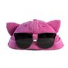 Cat Ears Brimless Hat with Sunglasses Sweet Breathable Woman's Landlord Hat Detachable Sunglasses Without Brim