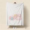 Best Seller Pink Pig Pattern pink Blanket Cute Cartoon Custom Print Blanket for Bedroom Sofa Living Room Home Decor Gift Use