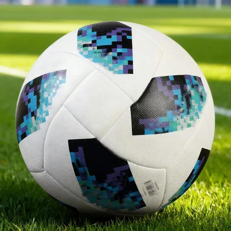 Taille Officielle 4 Ballons de Football de Haute Qualité Matériau PU Sans Coutures Antidérapant Match en Extérieur Entraînement Football But Sports d'Équipe
