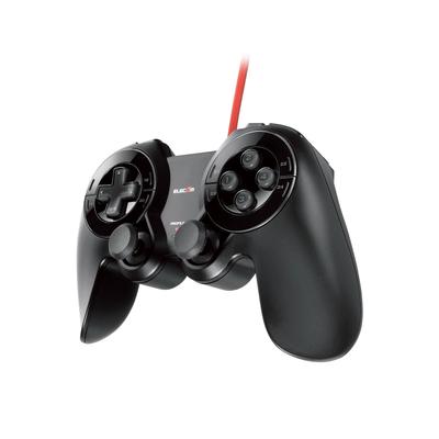 Manette de jeu USB ELECOM 24 boutons pour MMO, noire JC-DUX60BK – Manette de jeu PC