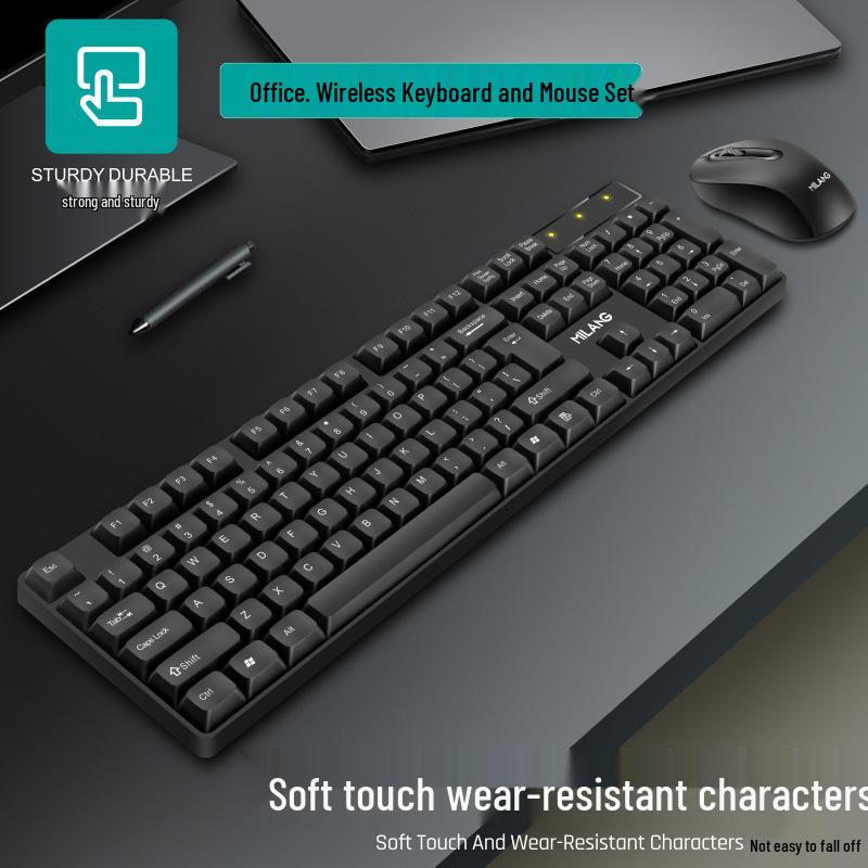 2025 New Wireless Keyboard & Mouse Set for Home/Office – Battery Powered Universal 2-Piece
