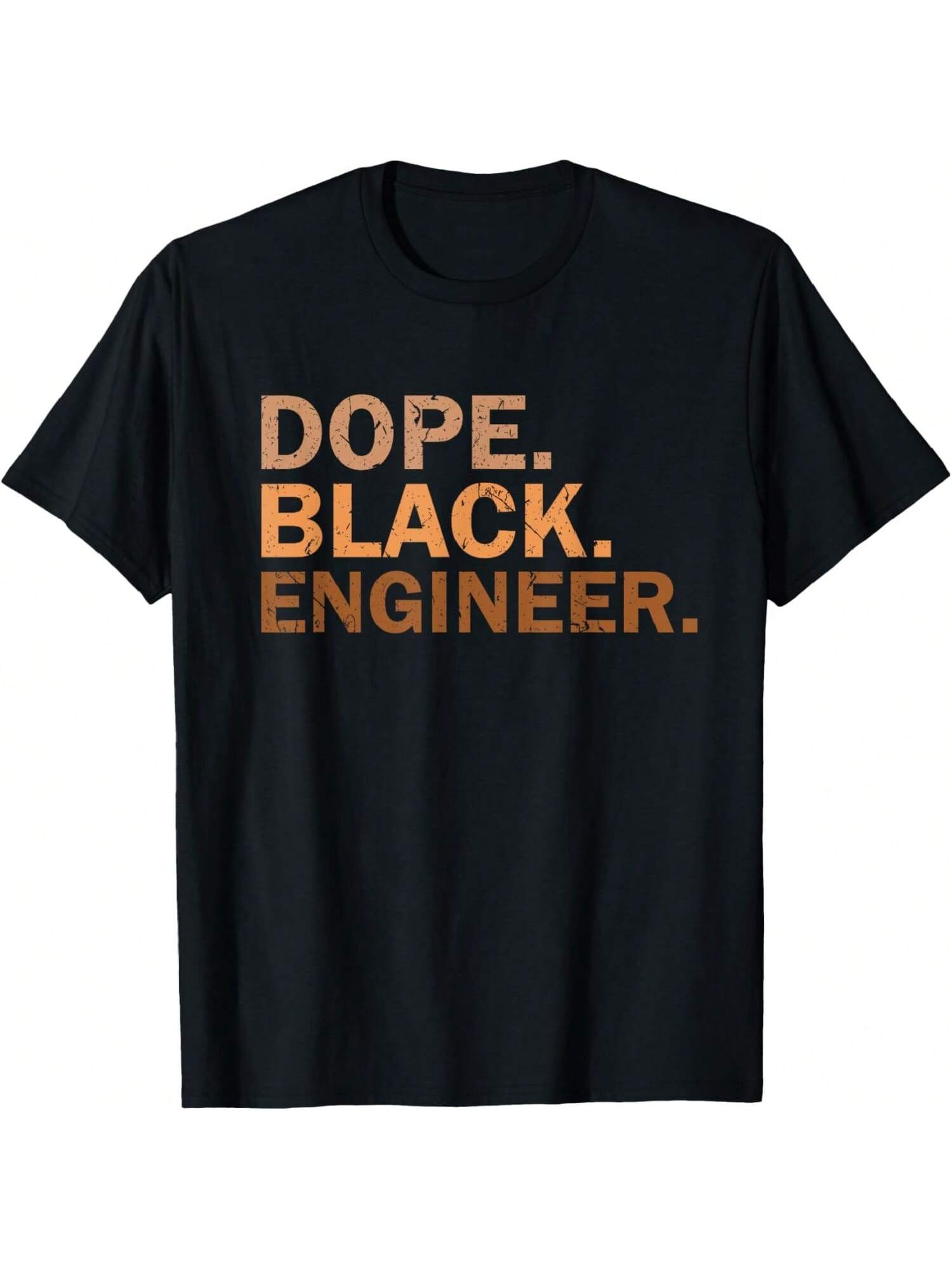

Dope Black Engineer Black Month African Engineer T-Shirt S