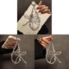 Cute Strawberry Phone Strap With Beads For Girls And Teens