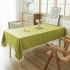 Rectangular Rural Style Textured Tablecloth Oil-proof Table Decoration Table Cover  Dining Table