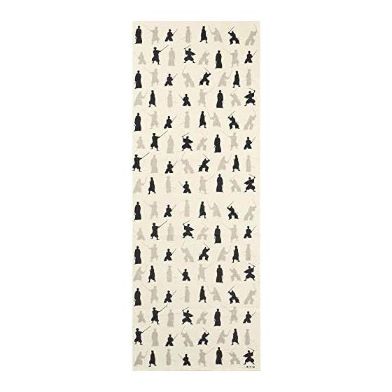 Hamamonyo Tenugui Towel - Samurai - 100% Cotton - 34cm X 90cm