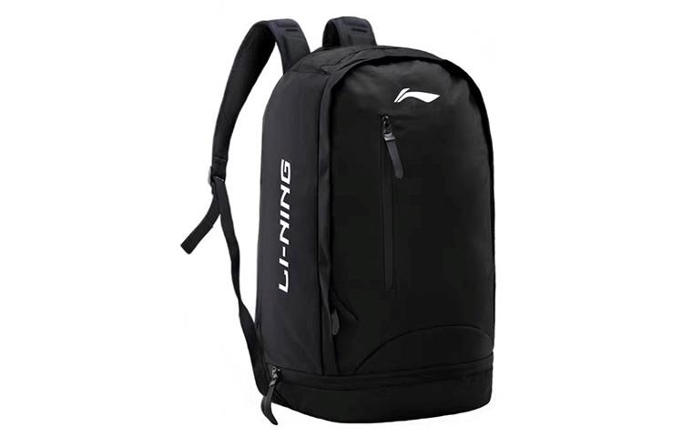 Li Ning Polyester Backpack Regular Men s Black ABSR126-1