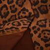Otoño Otoño Estampado de Leopardo Ante Sintético Cintura Alta Estampada Falda Midi Moda para Mujer