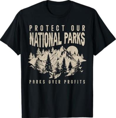 Protect Our National Parks Parks Over Profits T-Shirt Unisex T-Shirt