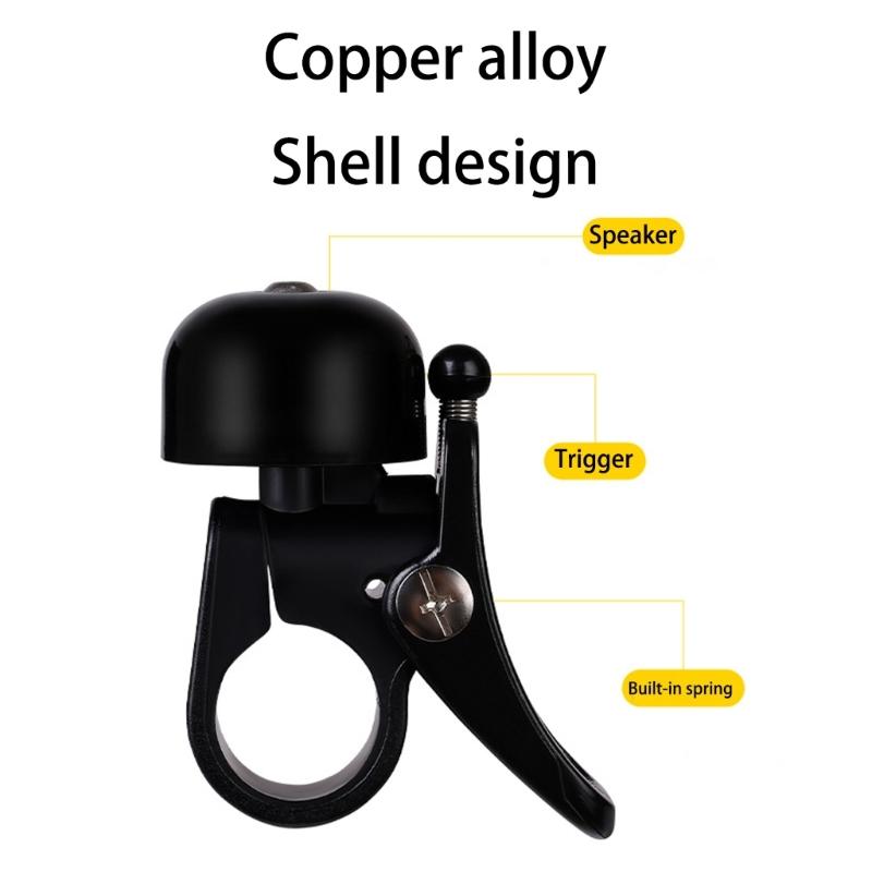 Loud Crisps Sound Bikes Bells Mountain Bicycles Bells Bikes Handlebars Bells Horn for Adults Kids Easily to Install