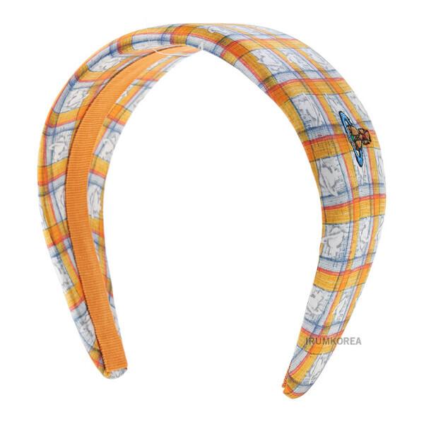 Vivienne Westwood Orb Logo Embroidered Hair Band W0167 E401