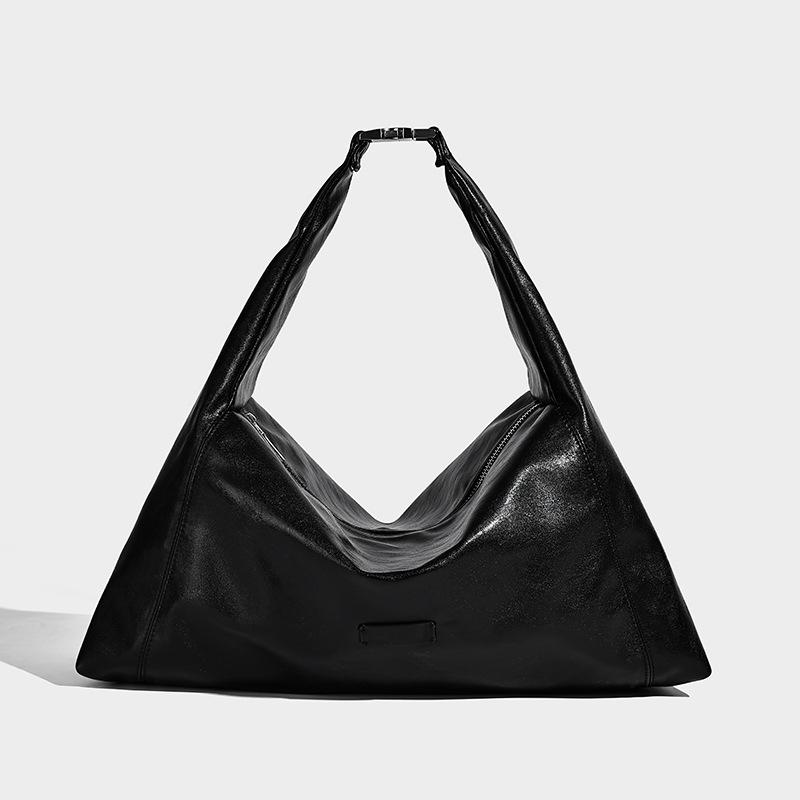 High-end Retro Handheld Denim Bag for Women 2025 New Super Popular Large Capacity Commuter Shoulder Tote Bag