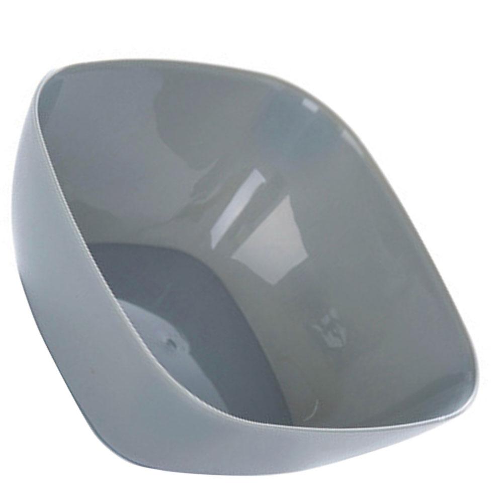 Square Fruit Bowl Blue Food Grade PP Nordic Style Snack Salad Candy Container Lightweight Modern Fruit Holder for Household Use