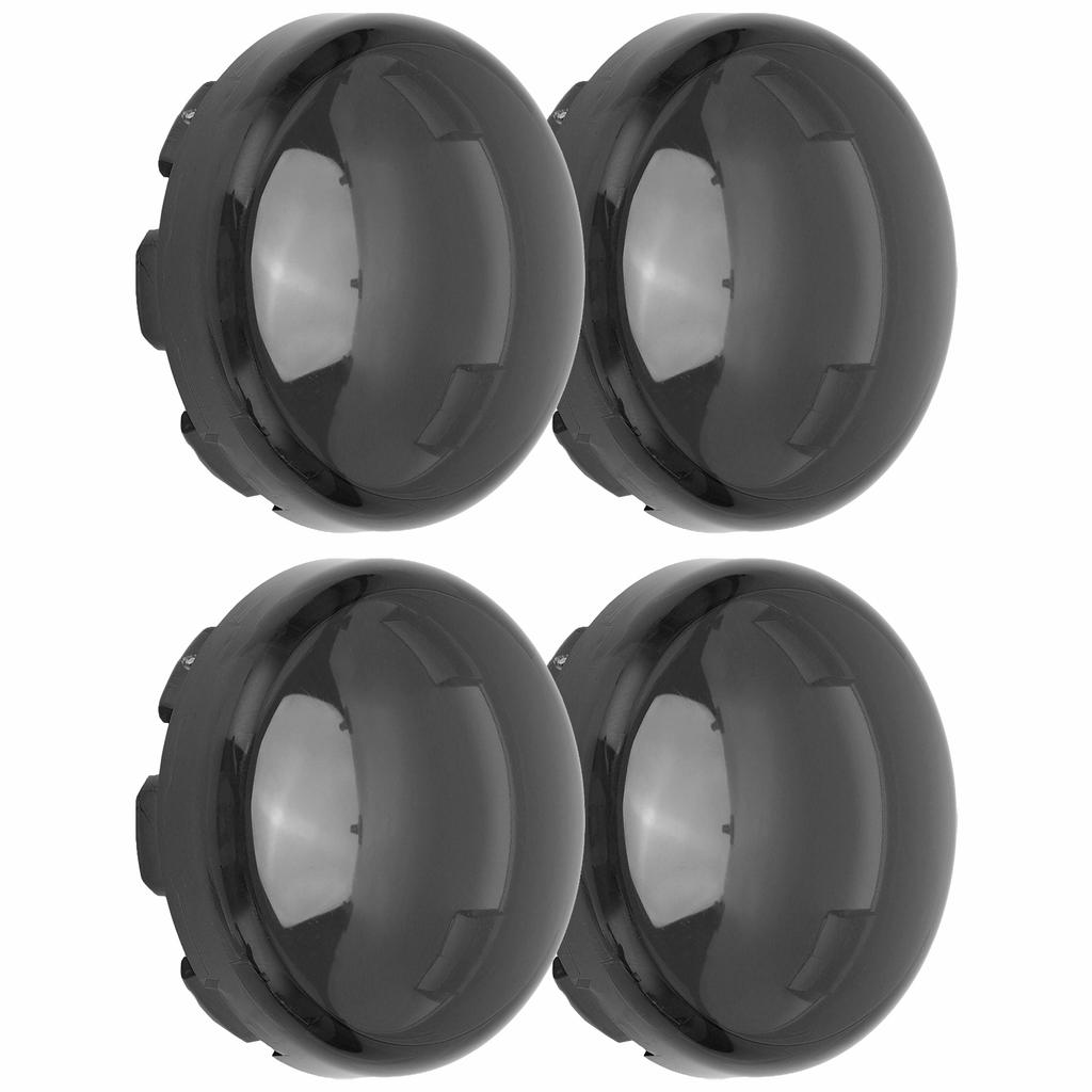 4pcs 6cmCelsius2.36in Motorcycle Turn Signal Light Lens Cover ABS Motorbike Accessories
