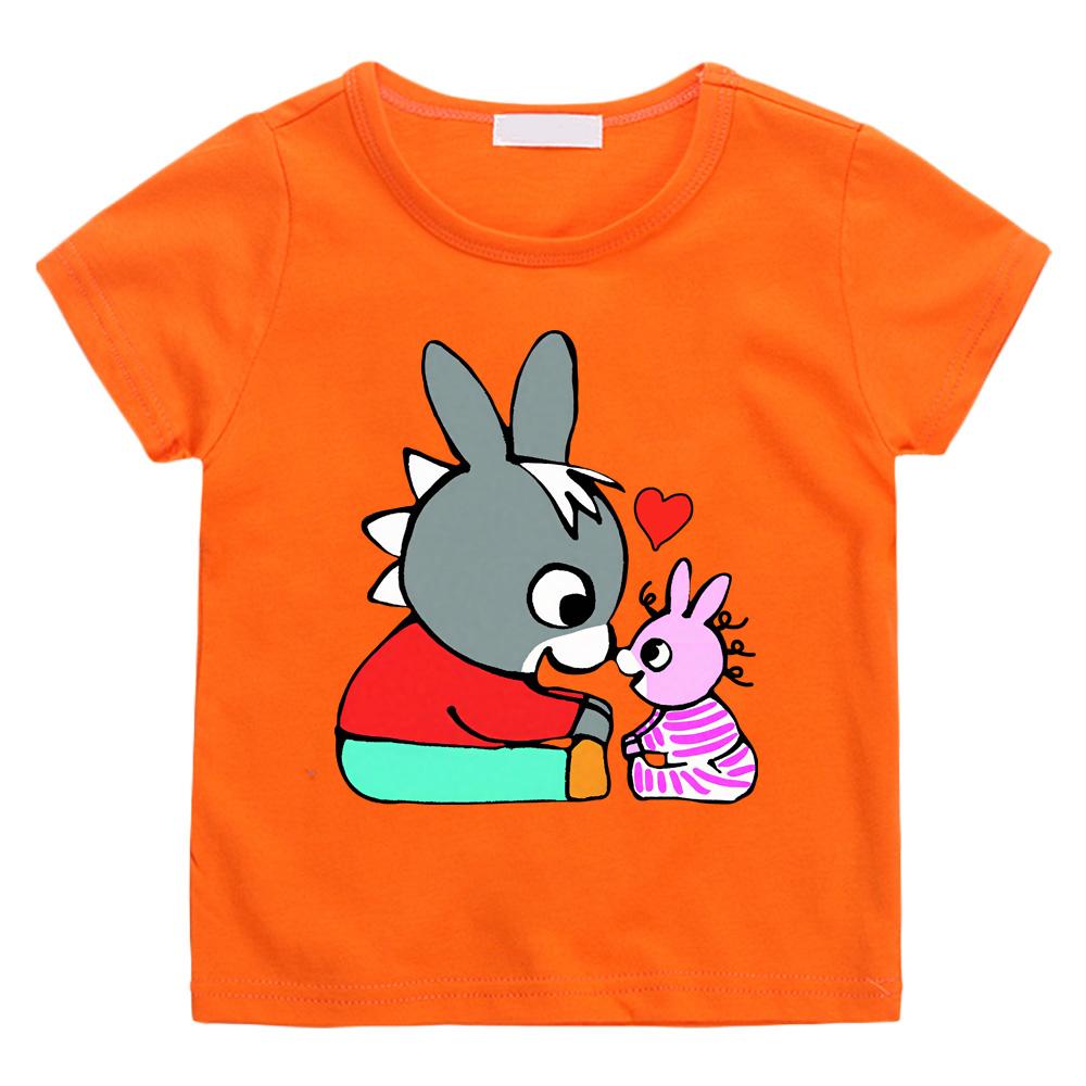 Lane Trotro 100% Bavlna Kreslená trička Děti Chlapci dívky Krátký rukáv Prodyšné Kawaii Dětská Vysoce kvalitní trička s kulatým výstřihem Anime trička