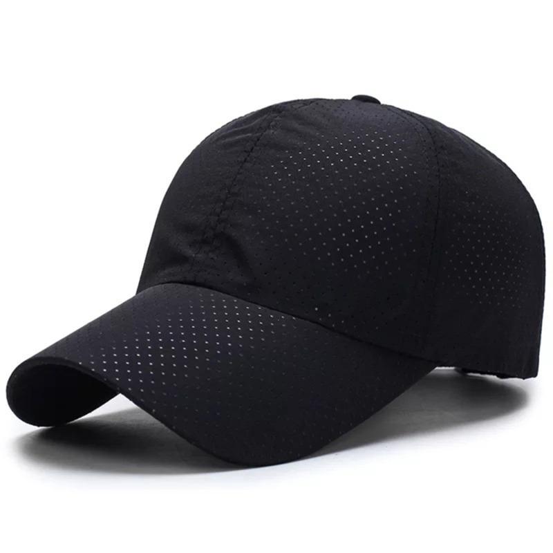 Dry Quickly Sun Cap Woman Outdoors Casual Sport Hat Men Big Size Baseball Cap 60-65cm Adjustable Sun Visor Cap Peaked Cap