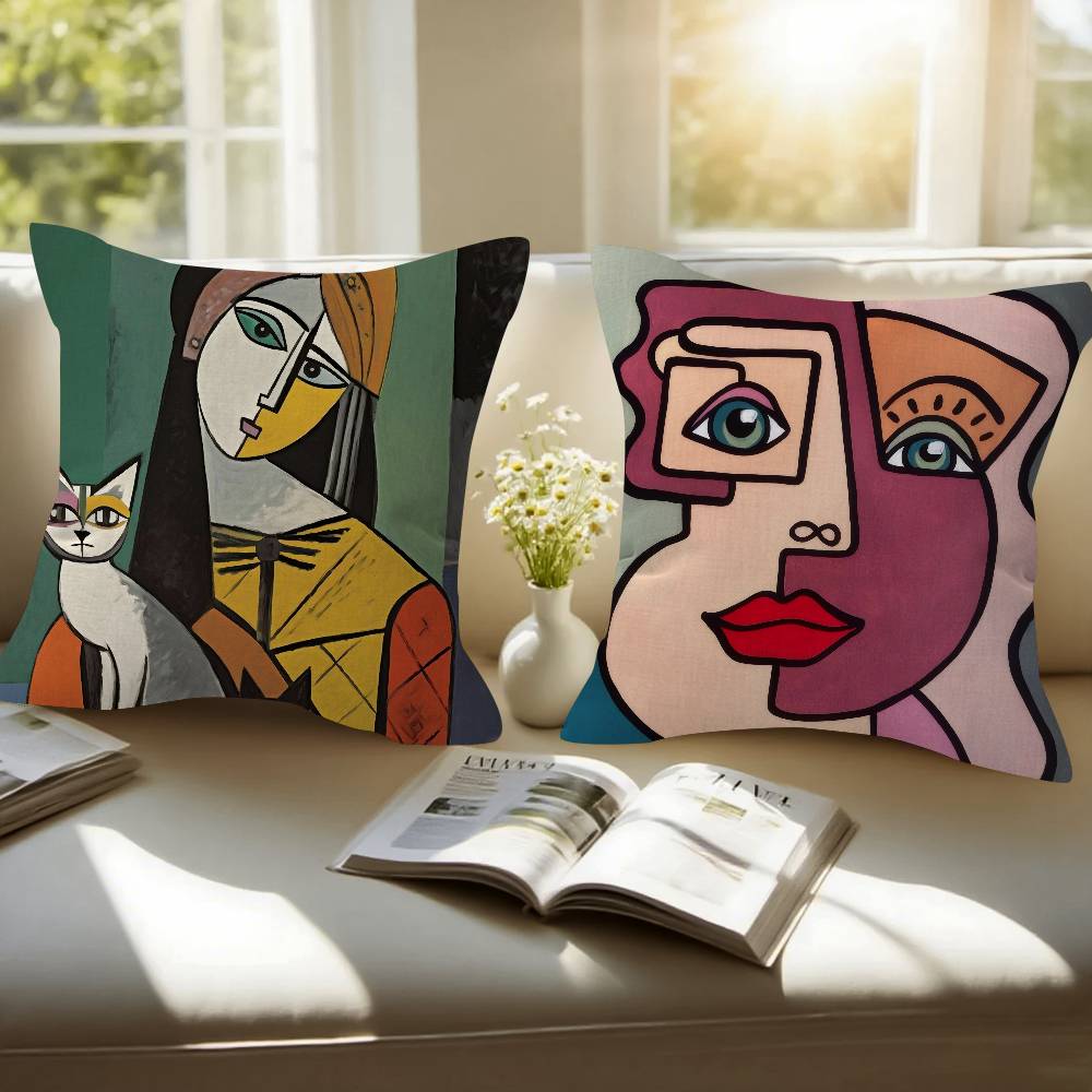 Painting Art Picasso Cushion Cushion Cover Decorative Pillow Sofa Home Decor Case Pillow Cases