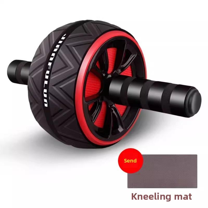 Klassisches Workout Bauchmuskelroller Rad Bauch Home Fitness Übung Bauchrad Rolle Bauchformer mit Kostenloser Knieauflage