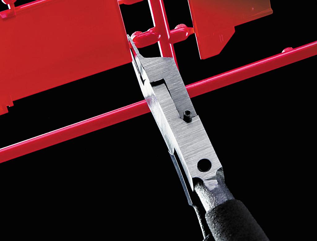 Hasegawa Trytool Plastic Model Plastic Model TT43 Nippers, Ultra-thin Single-edged Straight, Tool,