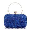 Borsa da sera a sfera versatile alla moda, stile borsa a pochette di lusso leggero, ricamata a mano, con vestito con pochette squisita