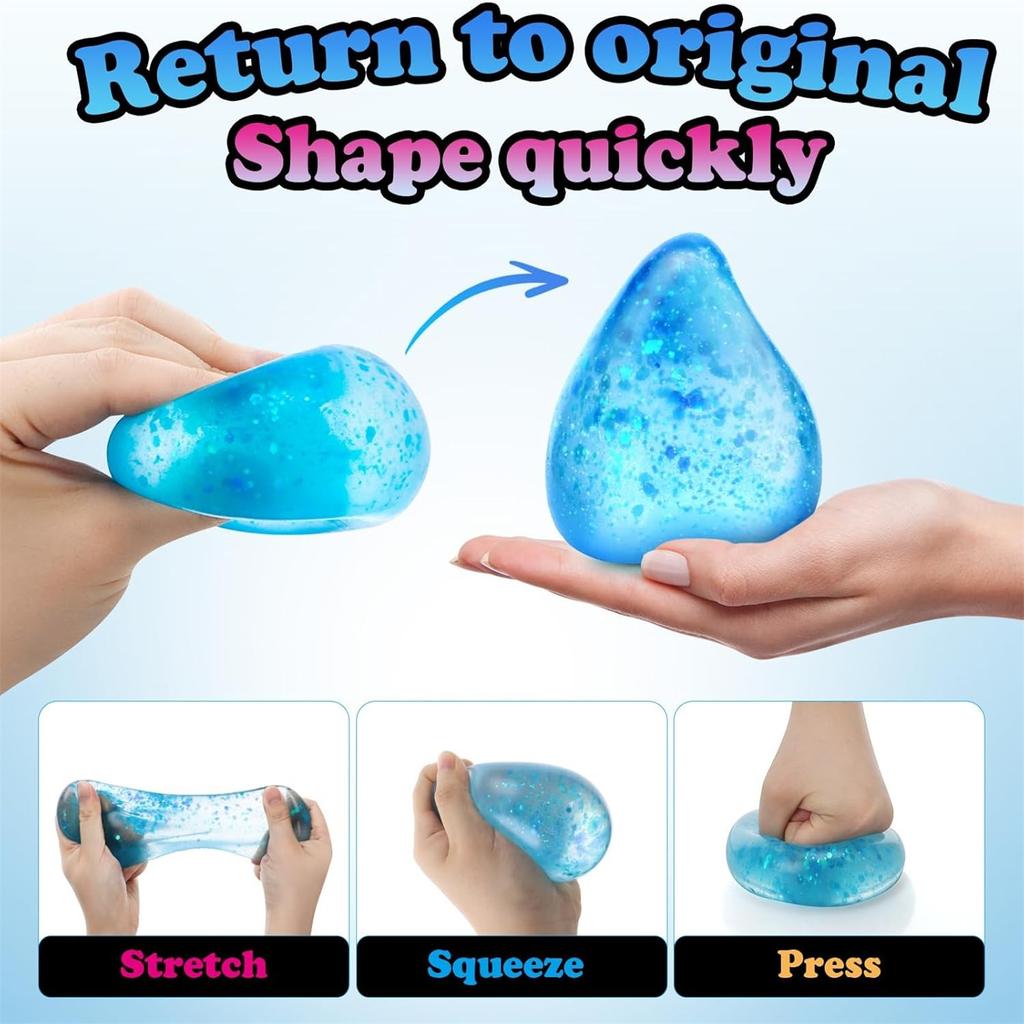 Ledové Squishy Kapky Sladové Cukrové Kuličky Fidget Hračky Stresová Kostka Úzkost Stresová Úleva Měkké Senzorické Uklidňující Hračky pro Děti Dospělé