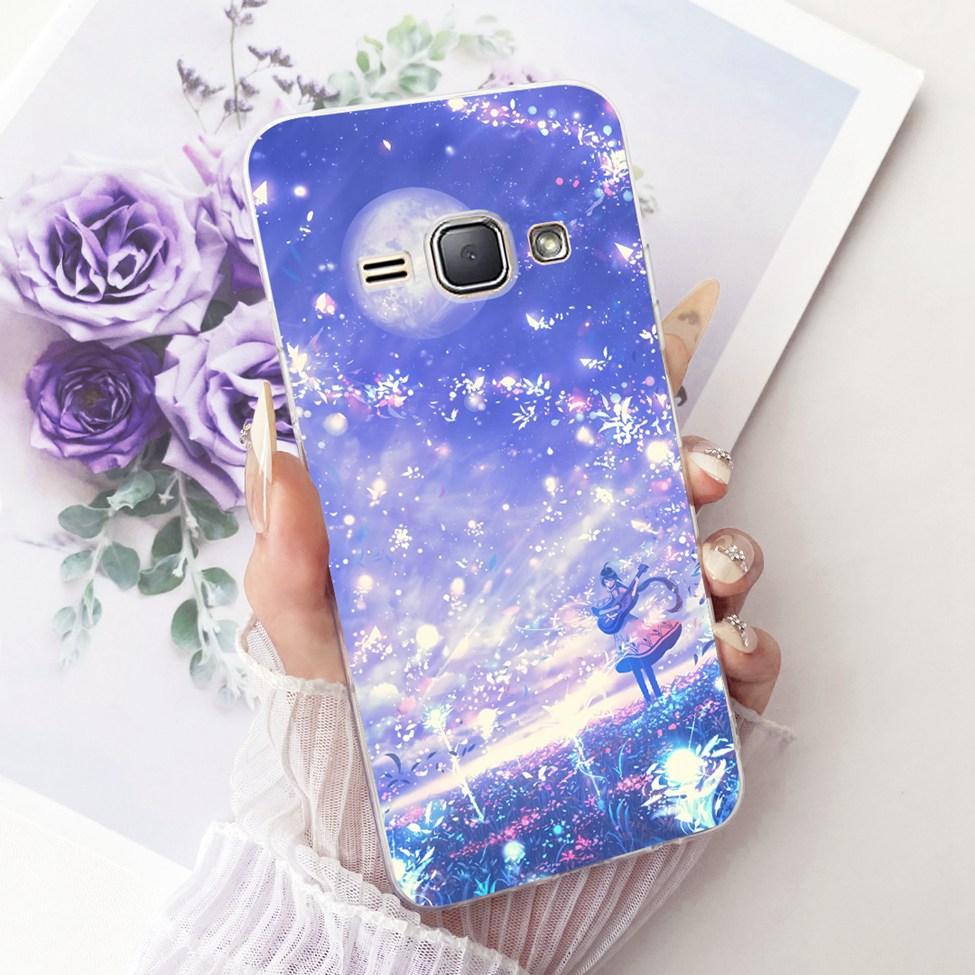 Clear For Samsung J1 2016 Case Cover Cute Cat Fashion Butterfly Funny Painted Casing For Samsung Galaxy J1 2016 SM-J120F