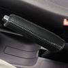 Genuine Leather Parking Brake Cover, High Quality Genuine Leather, Comfortable To Touch, Universal Type,