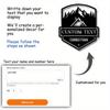 Distinctive Custom Metal Sign Mountain Cabin Wall Decor Home Office Outdoor Rustic
